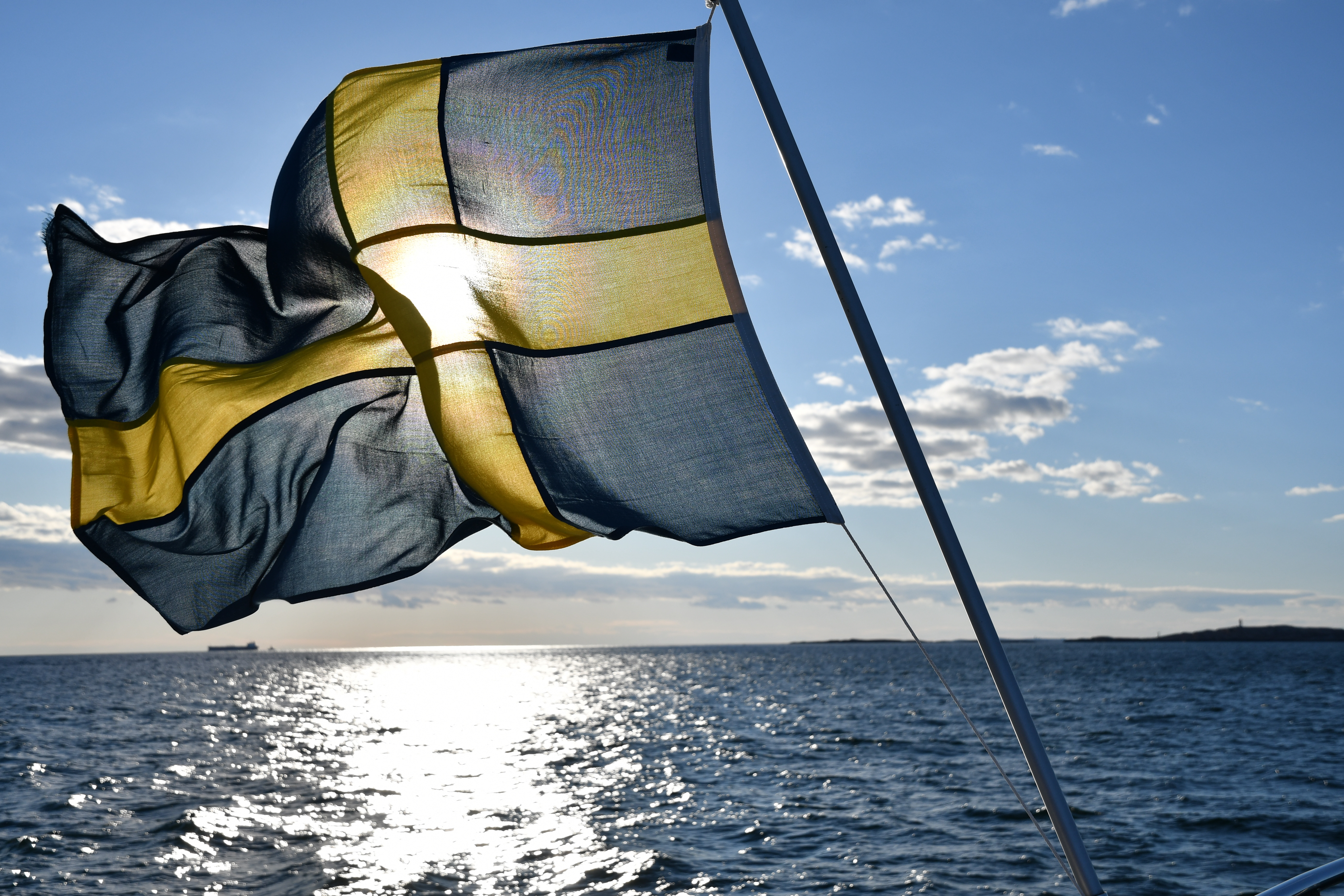 Svenska flaggan, skärgård, Swedish flag, archipelago